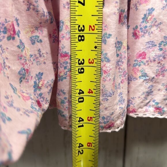 LoveShackFancy x Target Pink & Mint Floral Tiered Maxi Dress Size XS Romantic - Picture 14 of 14